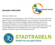 1. Seite des Newsletters