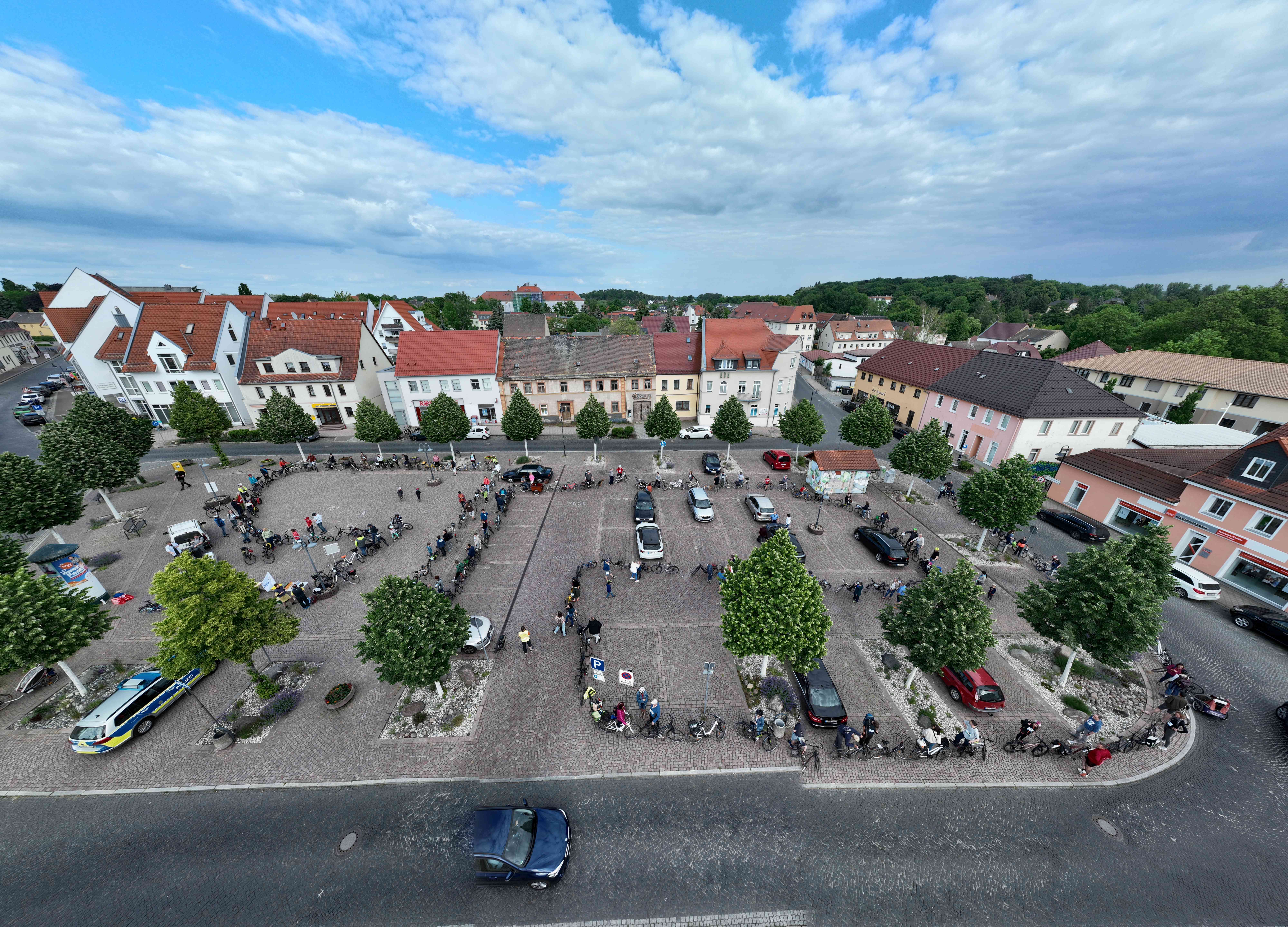 Die Badergasse wird erobert.