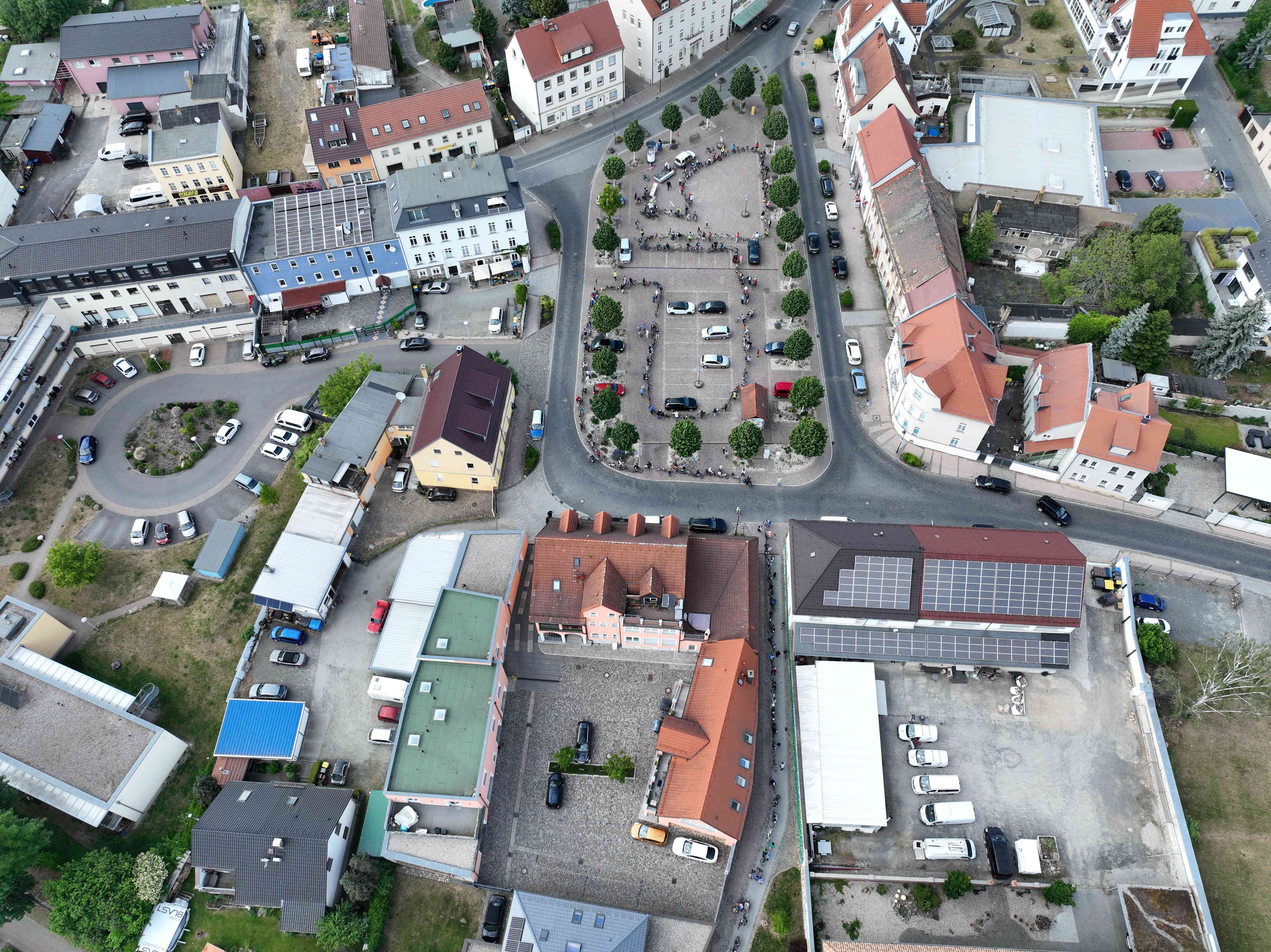 Die Badergasse wird erobert.