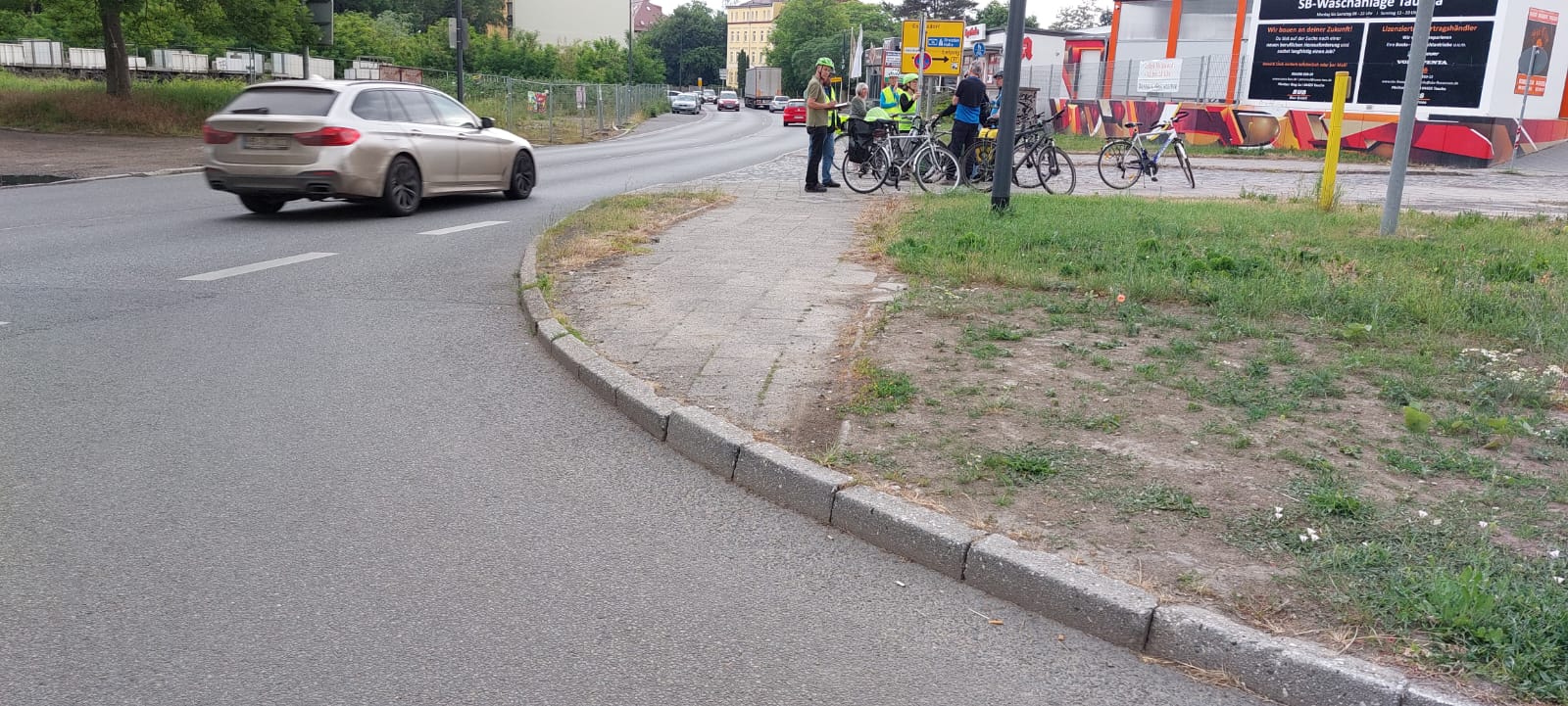 Querung parallel zur B87