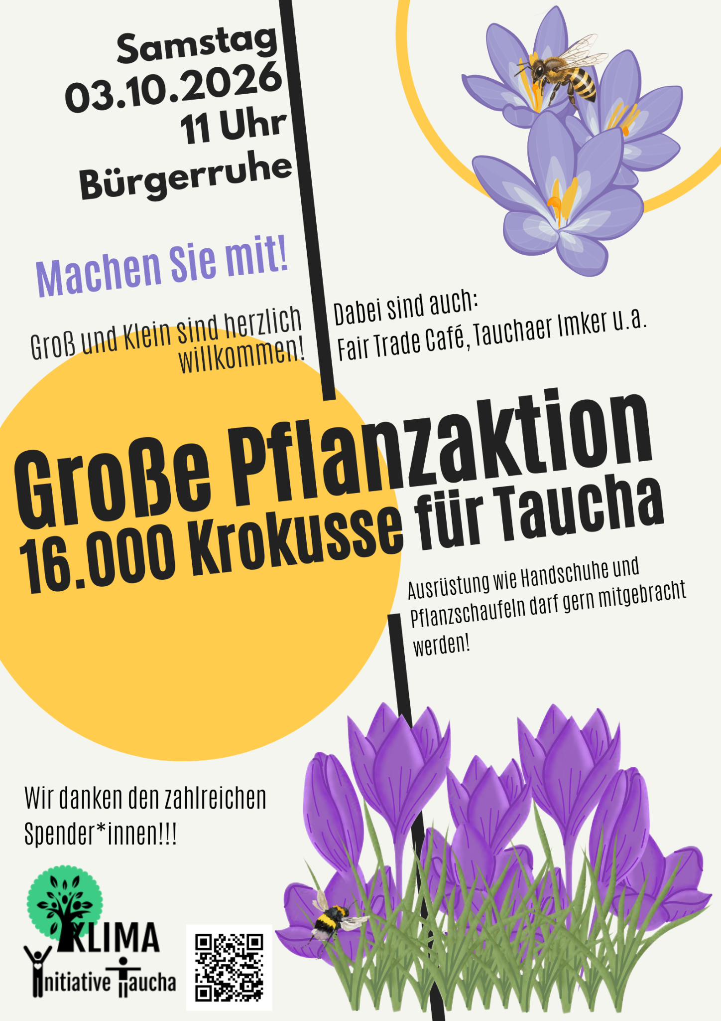 Plakat Pflanzaktion