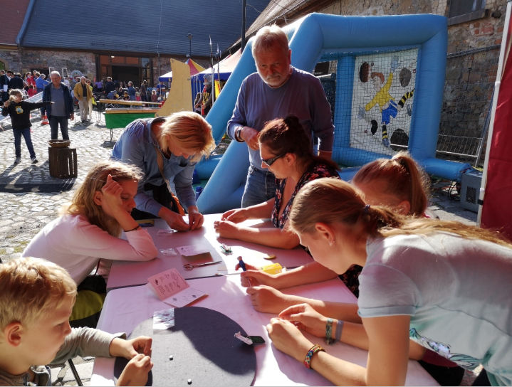 Solar-Spielzeug-Basteln: Unser Stand
