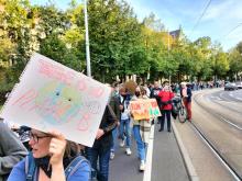 Demonstration Fridays for Future in Leipzig am 23.9.2022