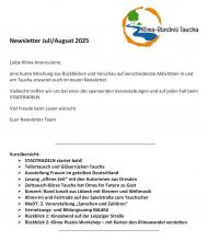 Vorschau auf den Newsletter Juli/August 2025